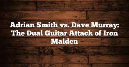 Adrian Smith vs. Dave Murray: The Dual Guitar Attack of Iron Maiden