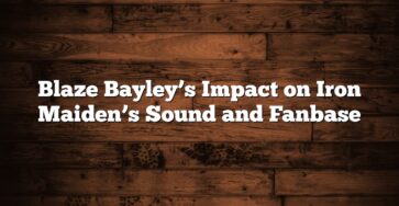 Blaze Bayley’s Impact on Iron Maiden’s Sound and Fanbase