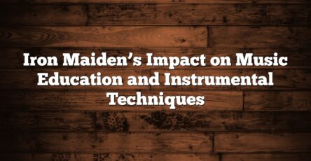 Iron Maiden’s Impact on Music Education and Instrumental Techniques