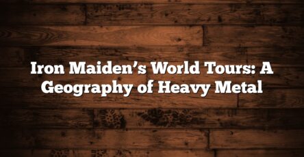 Iron Maiden’s World Tours: A Geography of Heavy Metal