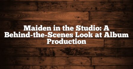 Maiden in the Studio: A Behind-the-Scenes Look at Album Production