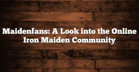 Maidenfans: A Look into the Online Iron Maiden Community