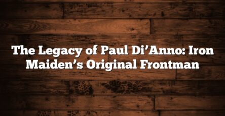 The Legacy of Paul Di’Anno: Iron Maiden’s Original Frontman