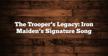 The Trooper’s Legacy: Iron Maiden’s Signature Song